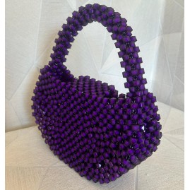 Chloe Spinelle Violetta - Sac de Soirée en Perles