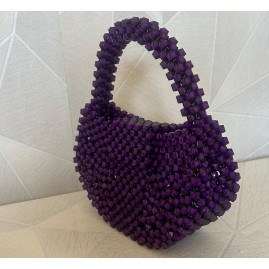 Chloe Spinelle Violetta - Sac de Soirée en Perles