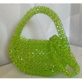 Handmade Beaded Bag Chloé Verda