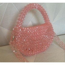Chloe Pêche - Sac de Soirée en Perles