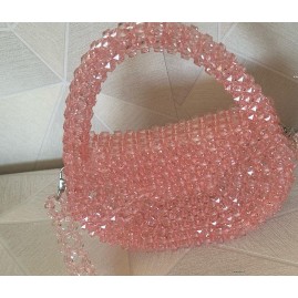 Chloe Pêche - Sac de Soirée en Perles