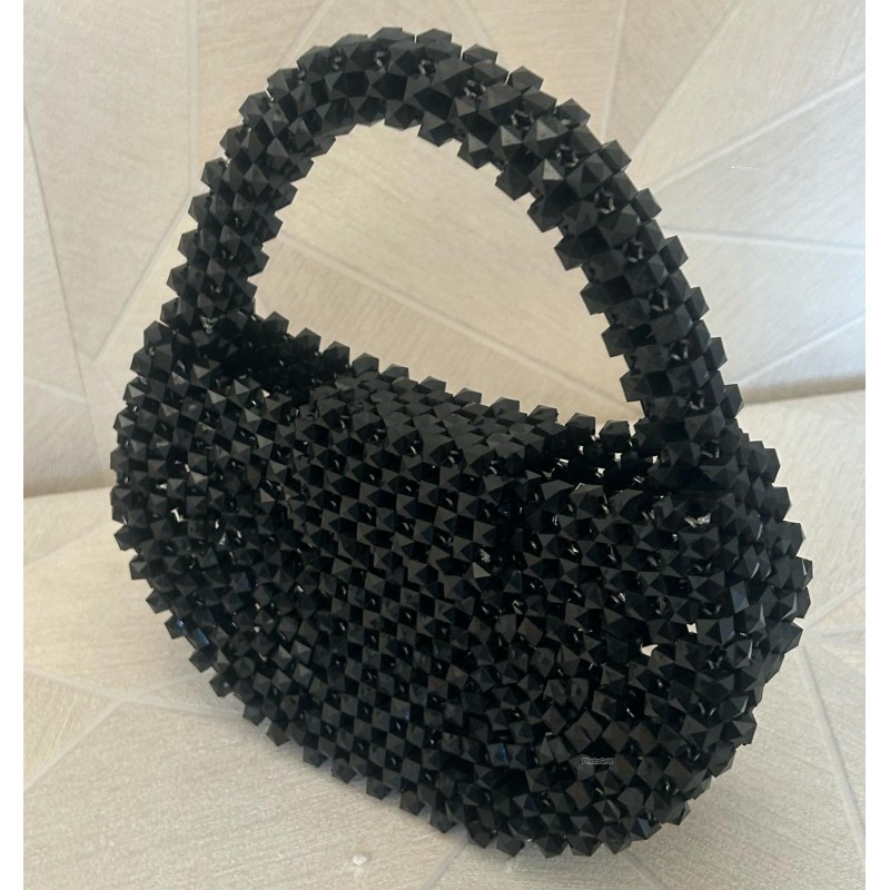 Handmade Beaded Bag Chloé negro Handmade Beaded Bag Chloé negro