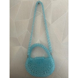 Handmade Beaded Bag Chloé Sapphire