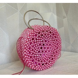 isadora Rosa - Sac de Soirée en Perles