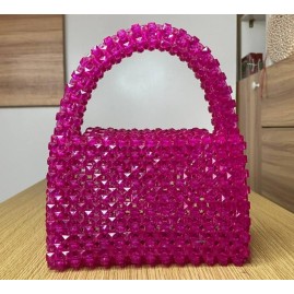 Sac en perle fait main perla Rosa