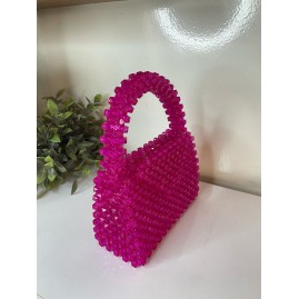 Sac en perle fait main perla Rosa