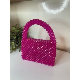 Sac en perle fait main perla Rosa